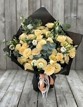 Букет цветов из:  Розы и Лизиантусы #REPLACE_PRED# Лимане