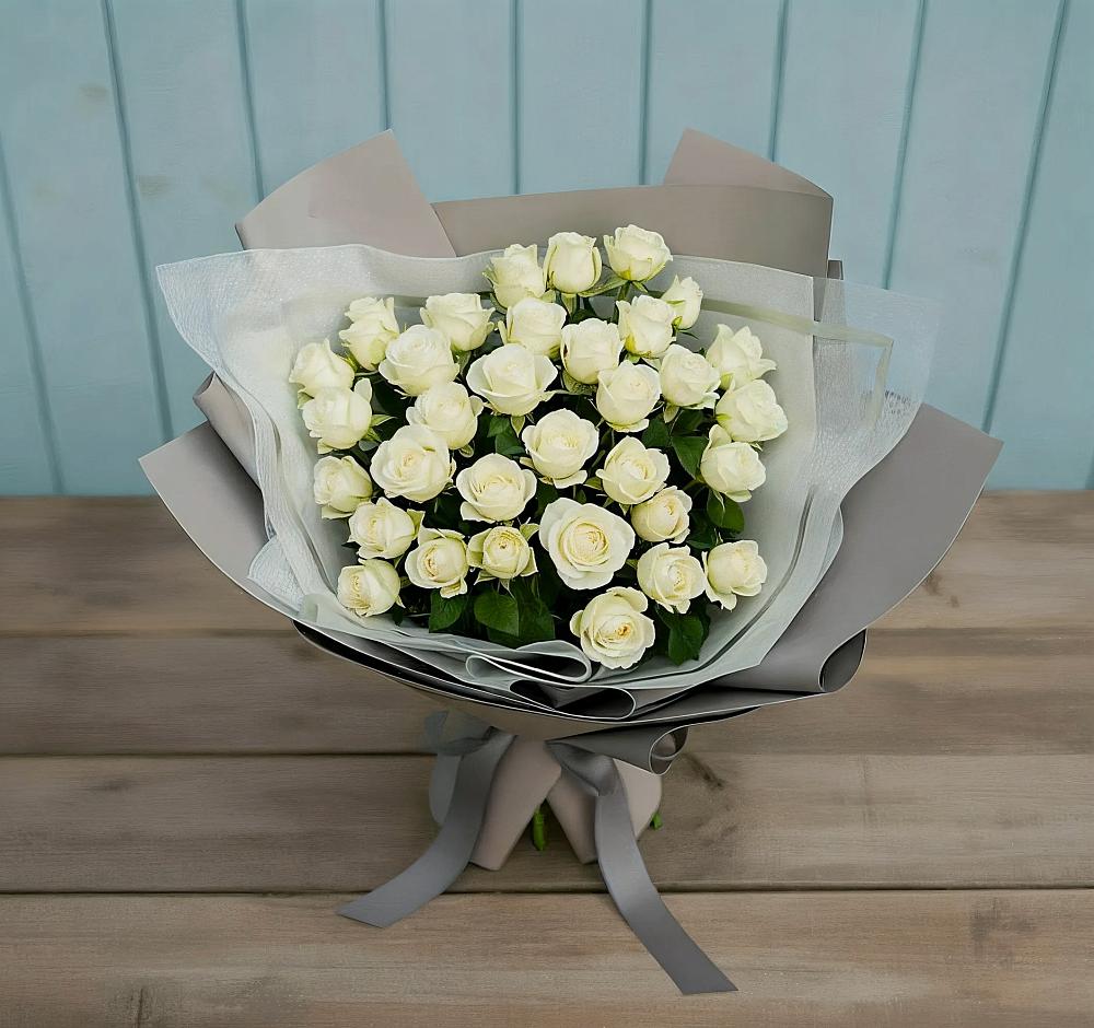 Букет Белоснежная нежность в Лимане