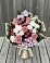 Букет цветов из: Альстромерии, Гвоздики, Розы и Хризантемы в Лимане