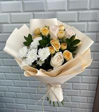 Букет цветов из:  Розы и Хризантемы в Лимане