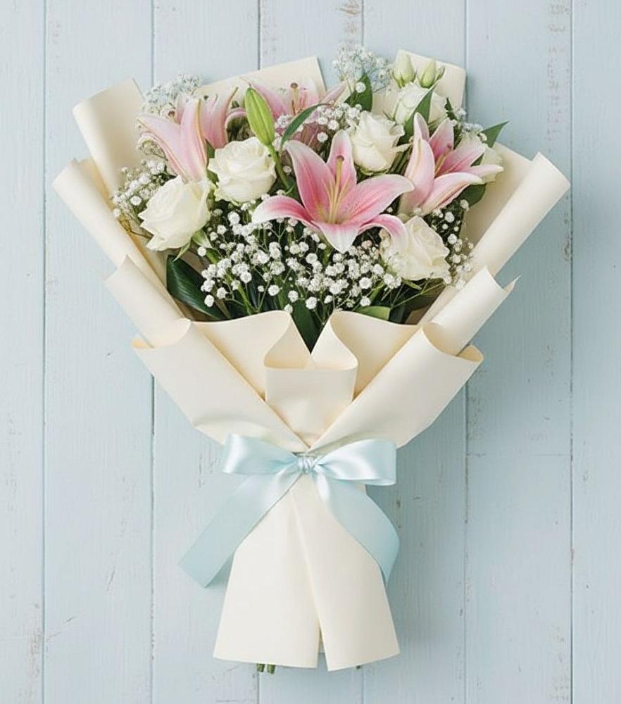 Букет цветов из: Лилии в Лимане