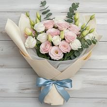 Букет цветов из:  Лизиантусы в Лимане