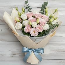 Букет цветов из:  Лизиантусы в Лимане