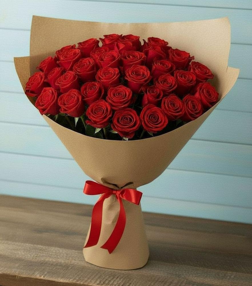 Букет Красные розы Милано в Лимане