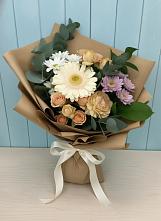 Букет цветов из:  Герберы и Хризантемы в Лимане