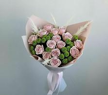 Букет цветов из:  Розы и Хризантемы #REPLACE_PRED# Лимане