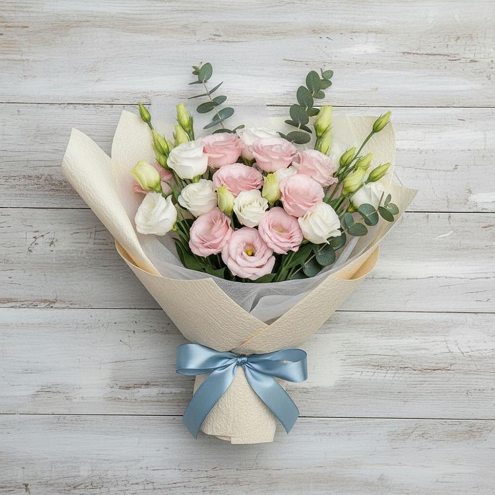 Букет цветов из: Лизиантусы в Лимане